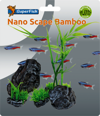 Superfish Nano Scape Bamboo - Decoratief bamboedecor voor nano-aquariums, miniatuur 2