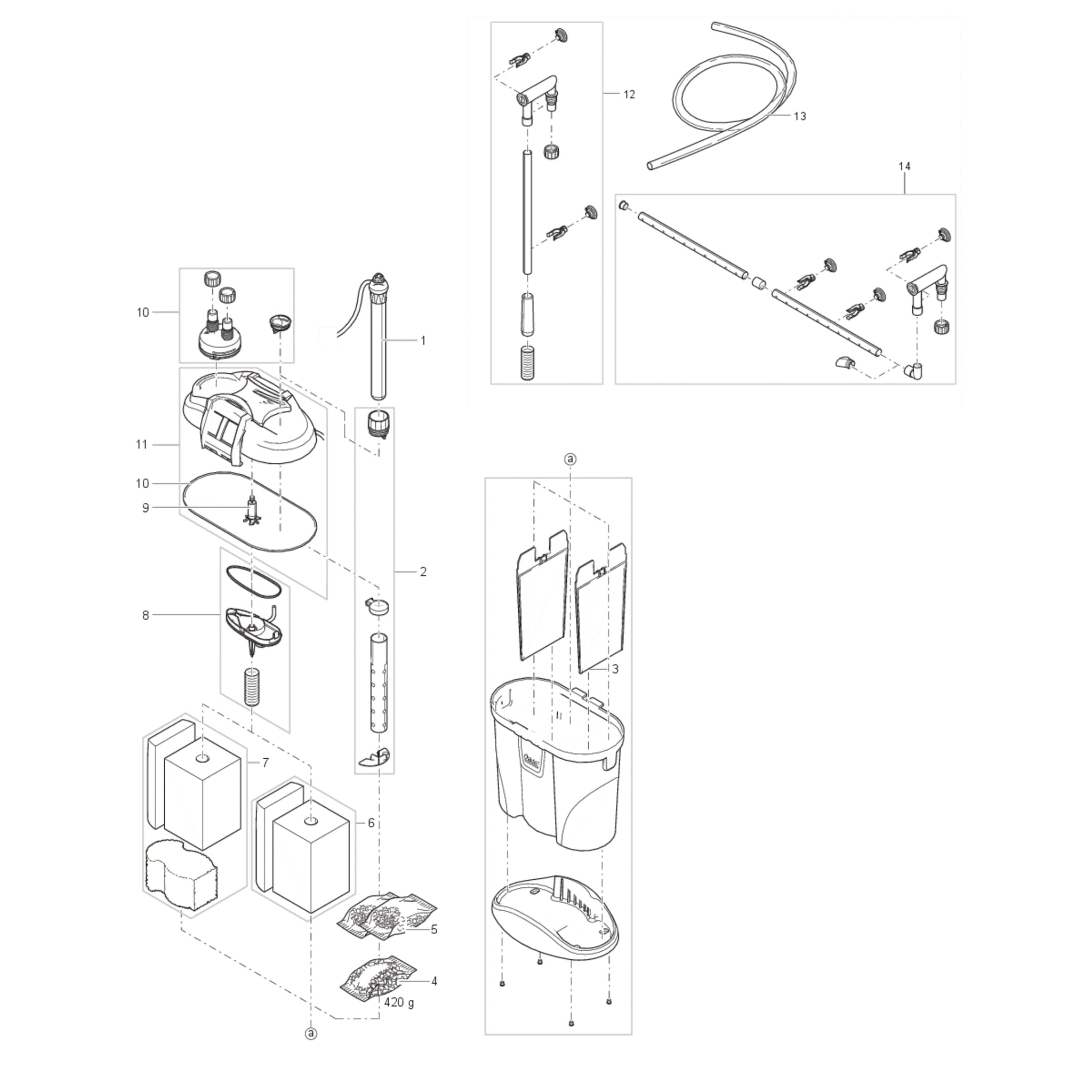 Oase vervangrotor FiltoSmart 300 aquarium buitenfilter