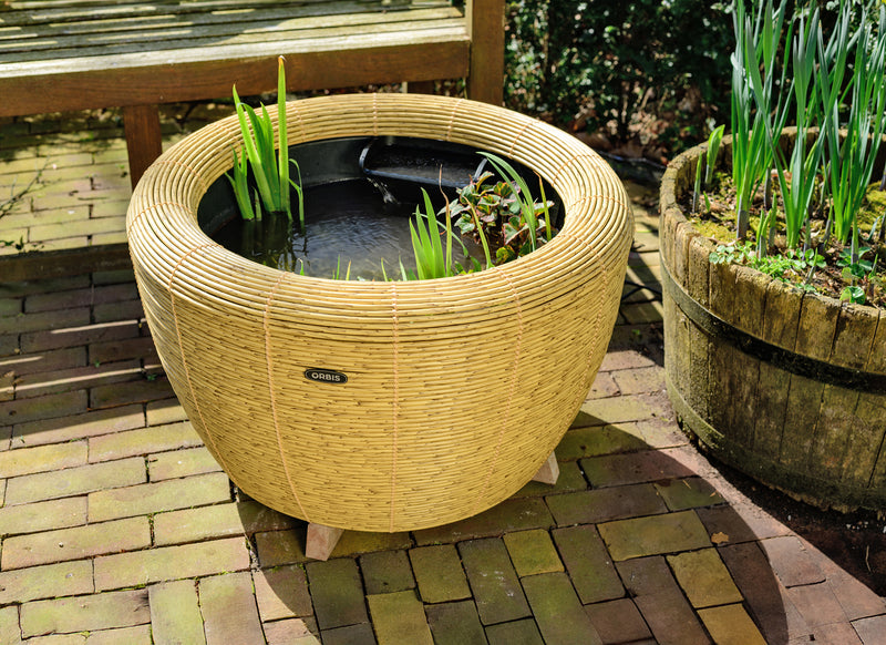 Velda Velda Orbis Mini-Pond Natural - Terrasvijver 65 liter met waterval en pomp, afbeelding 2 Minivijver