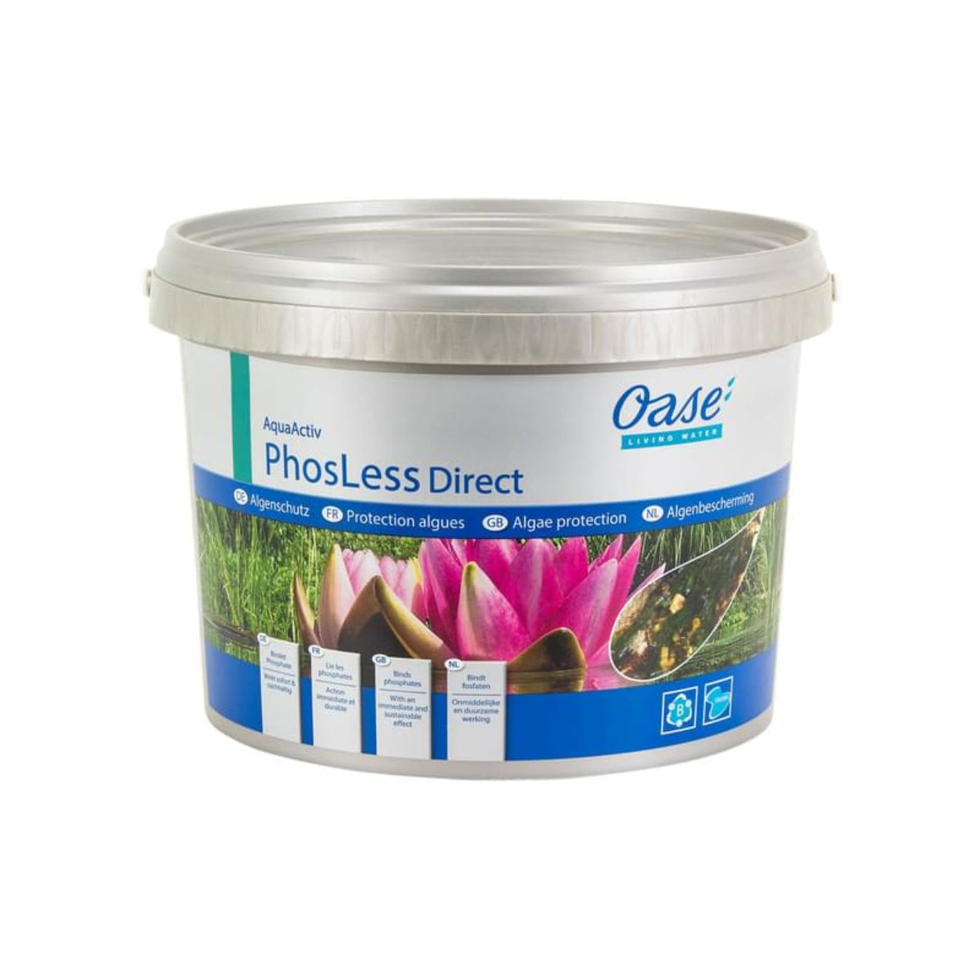 Oase AquaActiv PhosLess Direct 5 liter - vloeibare fosfaatbinder tegen algengroei