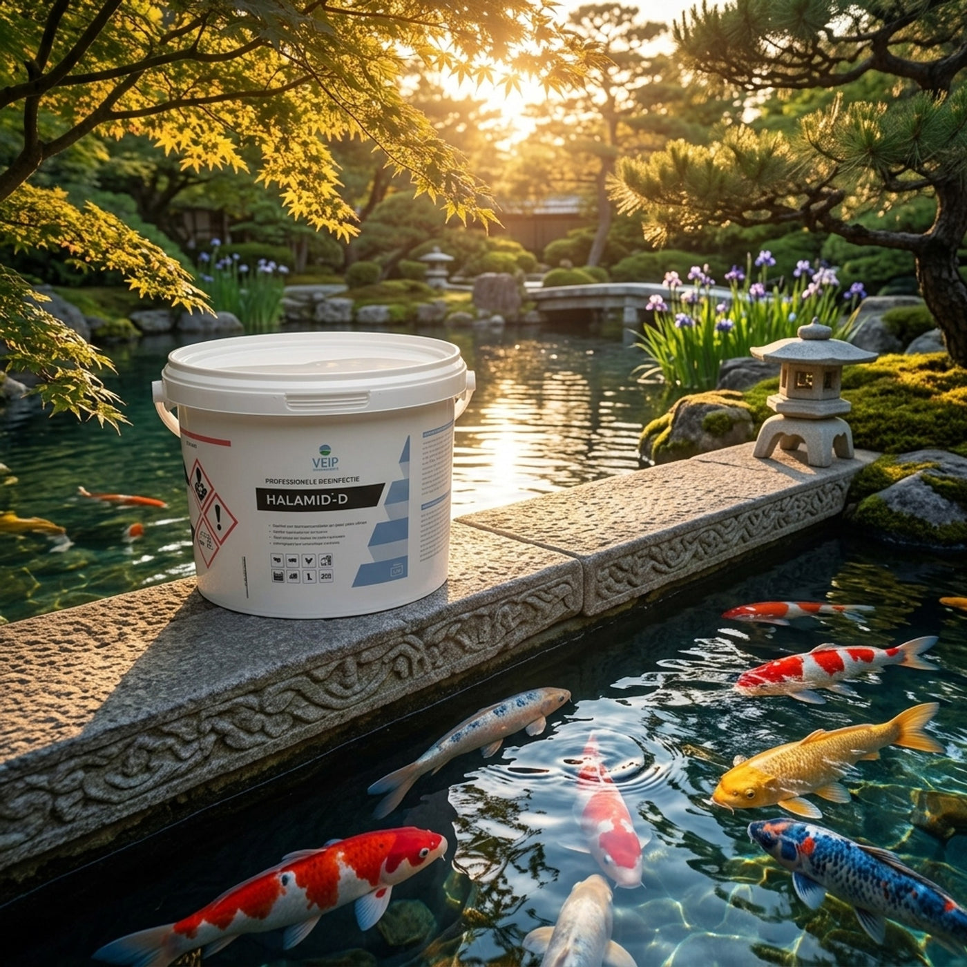 Europond Halamid-D 1 kg - Desinfectiemiddel voor vijvermateriaal en vijverwater
