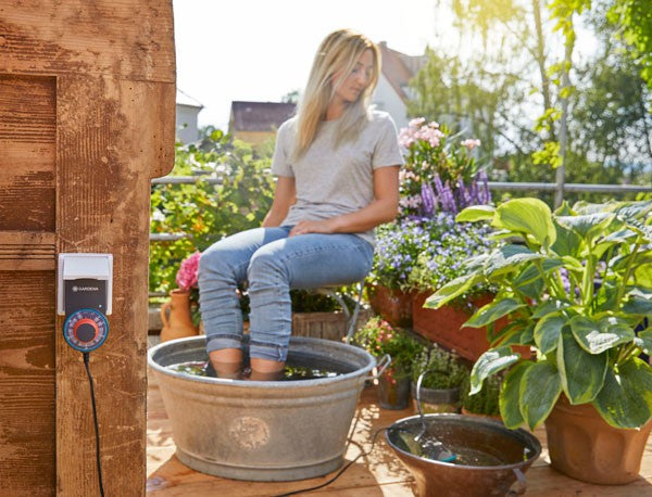 Gardena Volautomatische Bloembakbesproeiing Set - druppelirrigatie met timer, afbeelding 4 Tuingereedschap