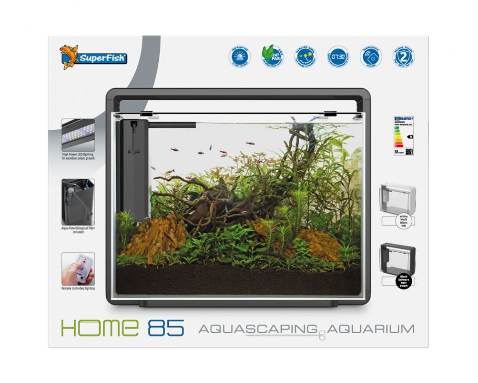 Superfish Home 85 Aquarium Wit - Compleet Starterset
