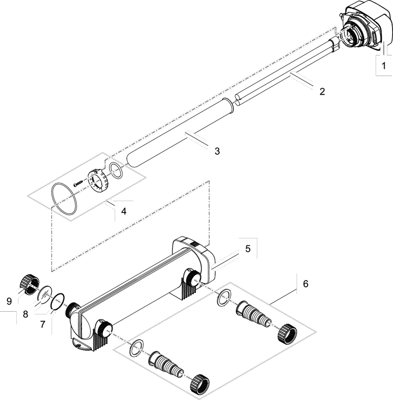 Oase UV-C Vervanglamp 55W - reservelamp voor vijver-UV-C-systemen productafbeelding, detailaanzicht UV-C