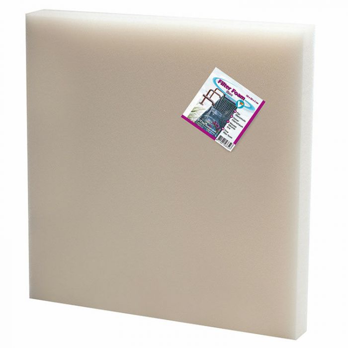 Velda Filter Foam White 50 x 50 x 2 cm - productfoto, detailaanzicht Filtermedium