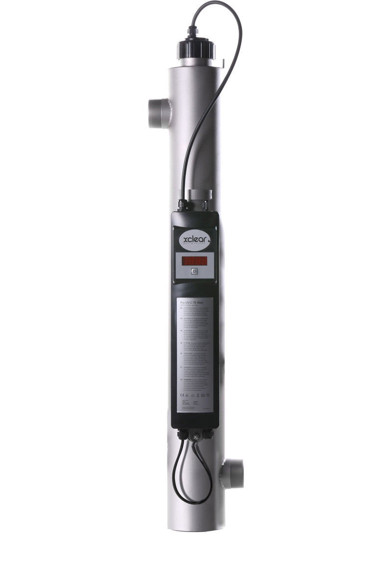 AquaForte UV-C Pro Inox 75 watt - RVS UV-C unit voor vijvers tot 75.000 liter, afbeelding 2 UV-C