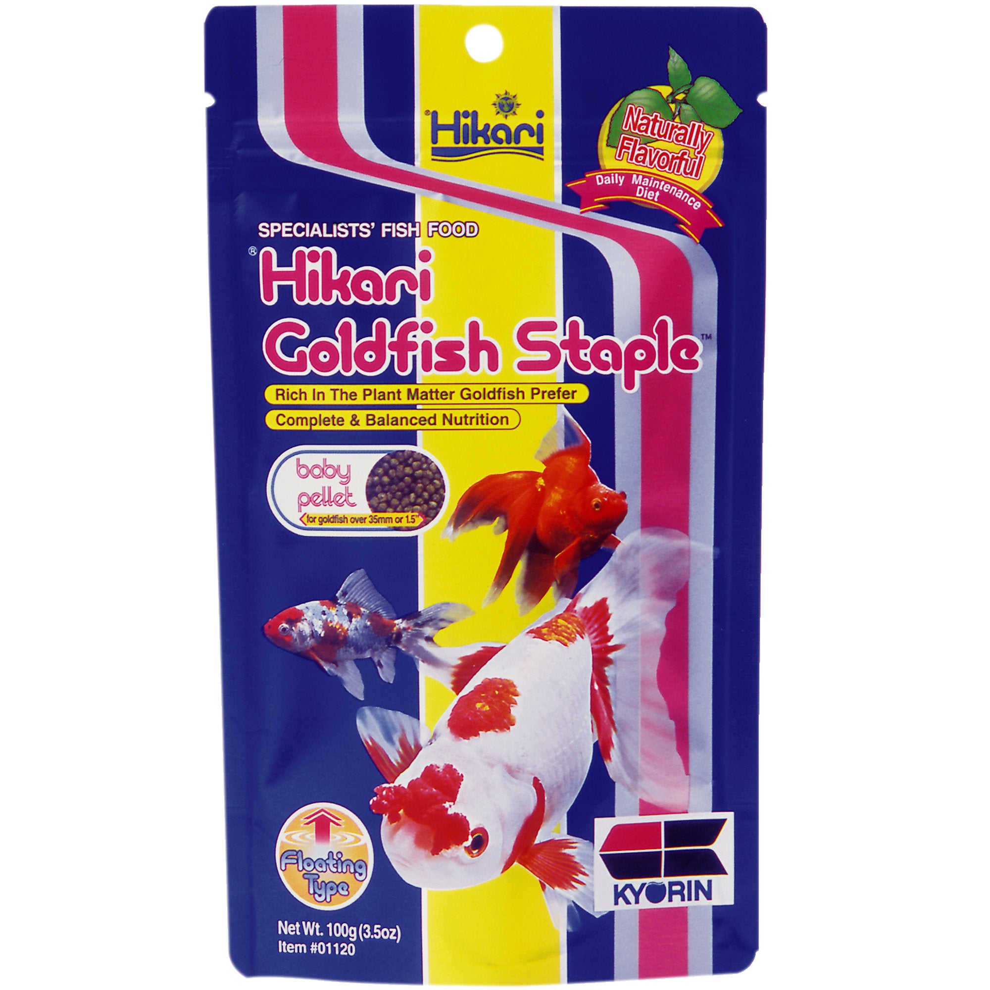 Hikari Staple Goldfish Baby 100 g - drijvend micro-pellet voor jonge goudvissen