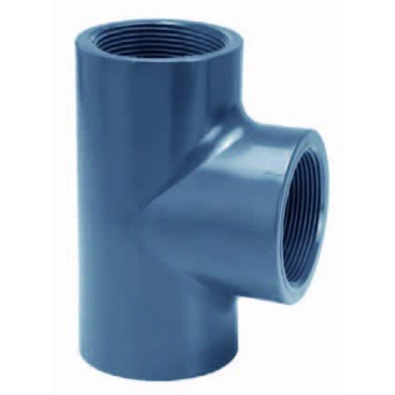 PVC T-stuk 90 graden 3 inch binnendraad, PVC Hulpstuk bij Vijvercentrum