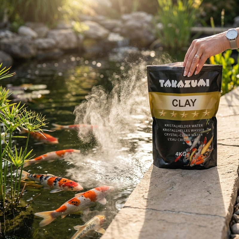 Takazumi Clay 4 kg - Montmorillonietklei voor helder water en gezonde koi, afbeelding 3 Waterverbeteraar