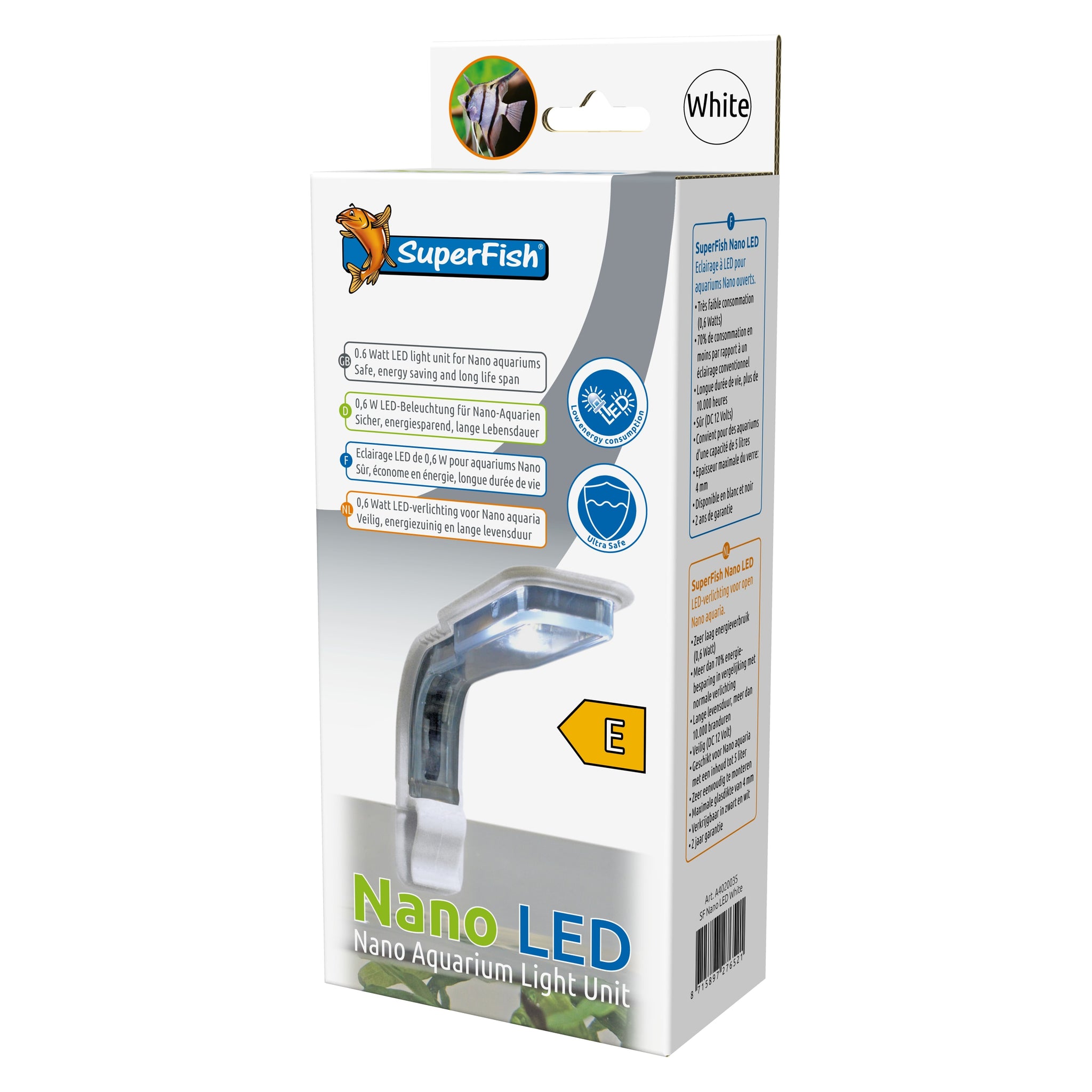 Superfish Nano Led Wit - productfoto