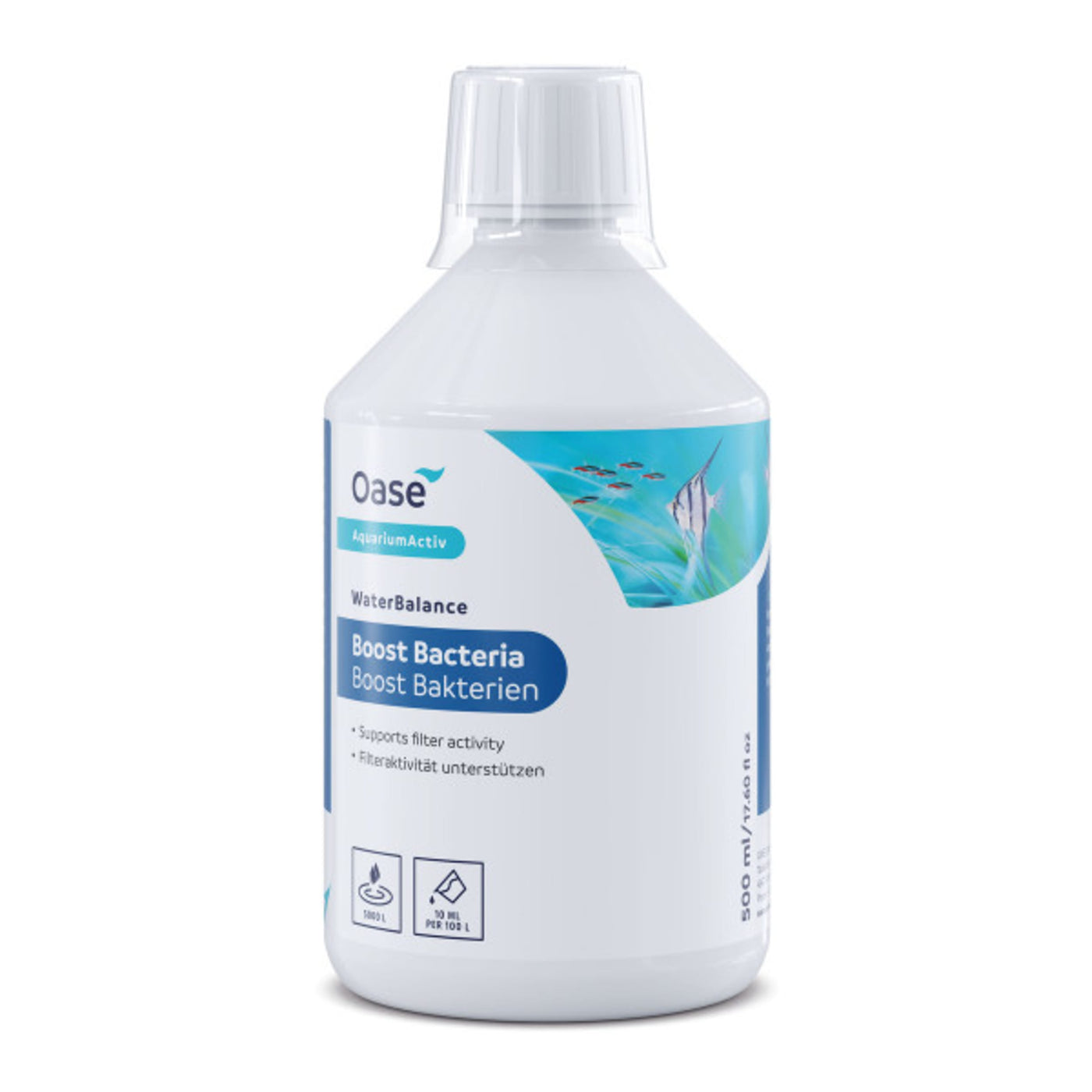 Oase WaterBalance Boostbacteriën 500 ml - aquarium waterbehandeling