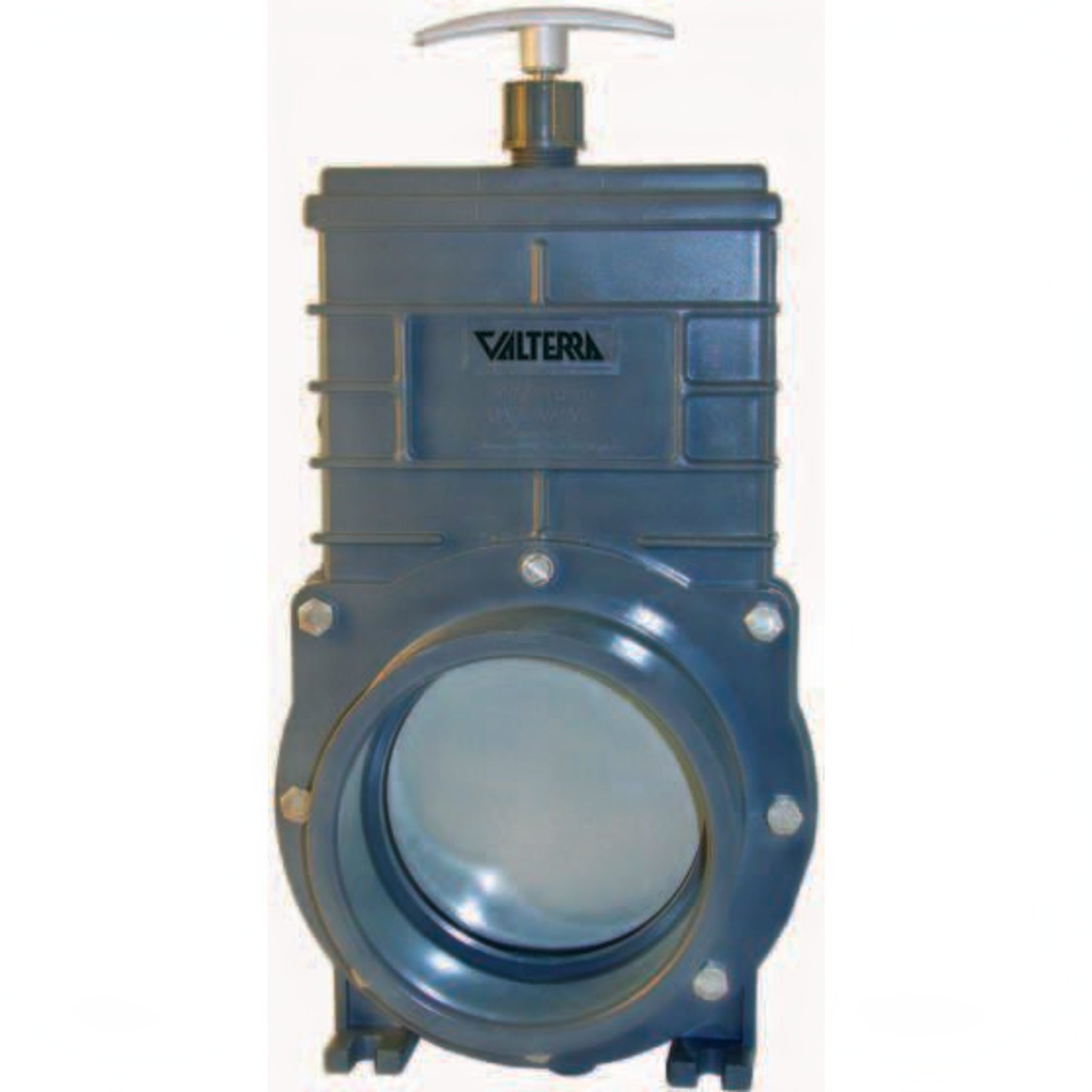 Valterra PVC Schuifkraan 160 mm met RVS Schuif - productfoto