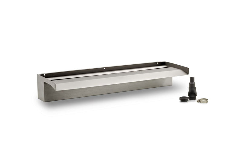 Oase Waterfall XL 60 - RVS waterval 60 cm breed met extra diepe uitloop productafbeelding, detailaanzicht Aanleg