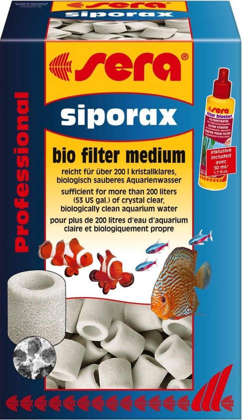 Sera Siporax Professional 15 mm - 1000 ml biologisch filtermateriaal, afbeelding 2 Filtermedium