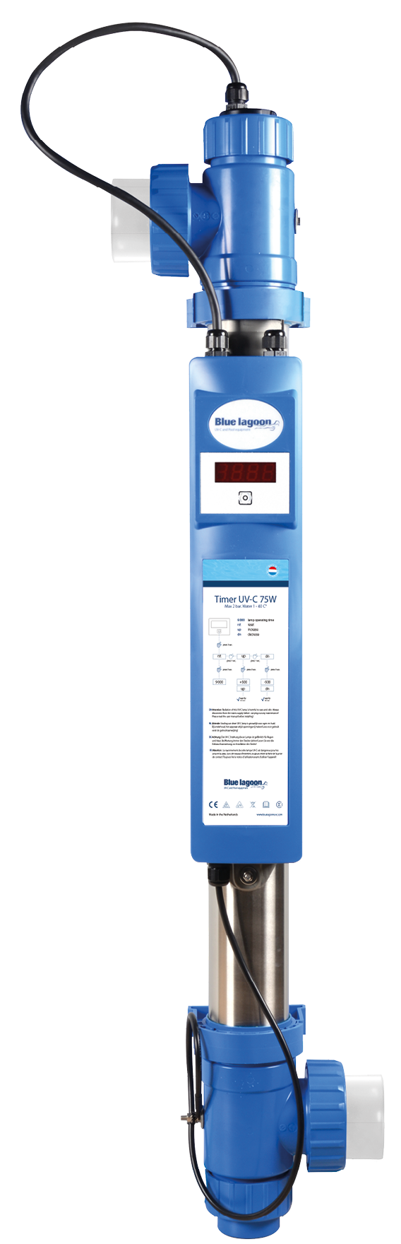 Aqua Forte Timer UV-C 130 watt amalgaam - dompelunit