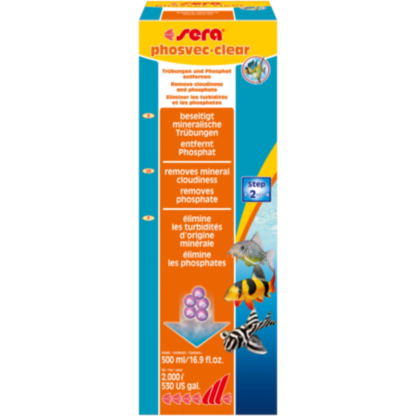 Sera phosvec·clear 500 ml - productfoto