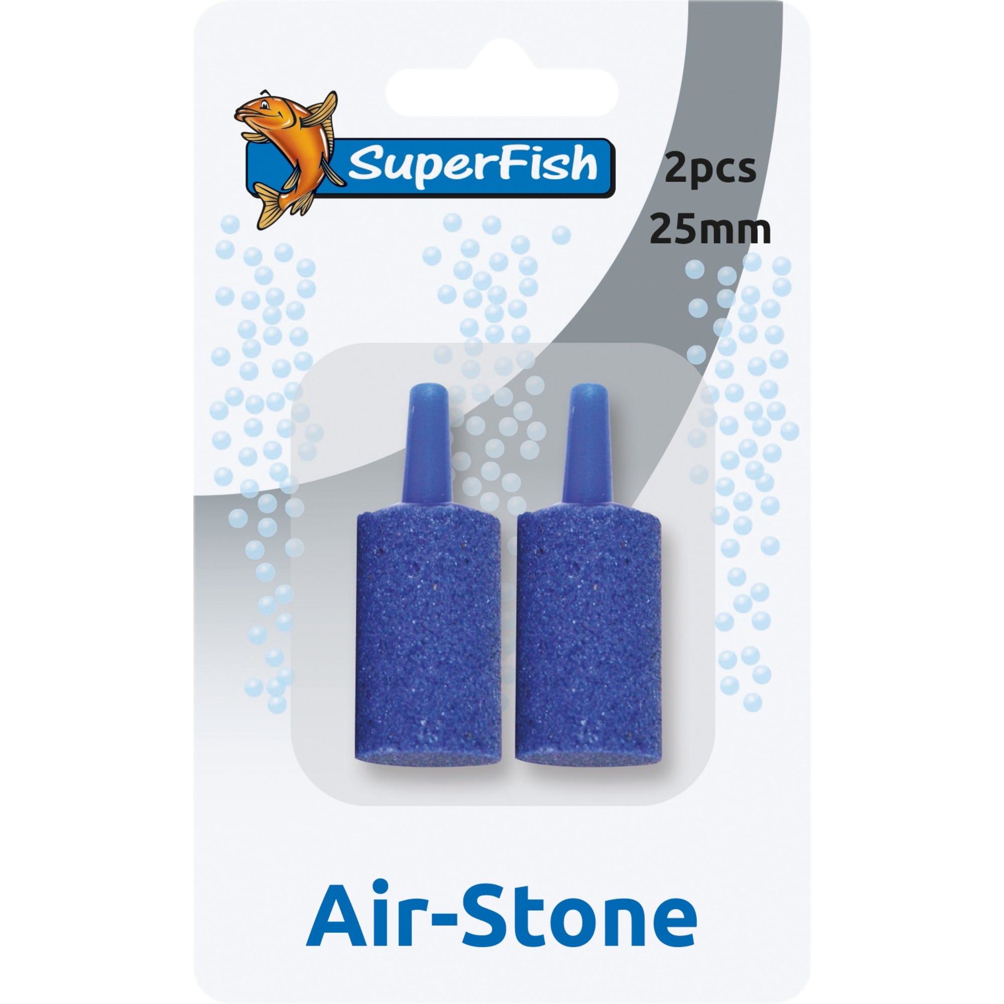 Superfish Luchtsteen Cilinder 2 stuks - compacte luchtsteentjes voor aquarium