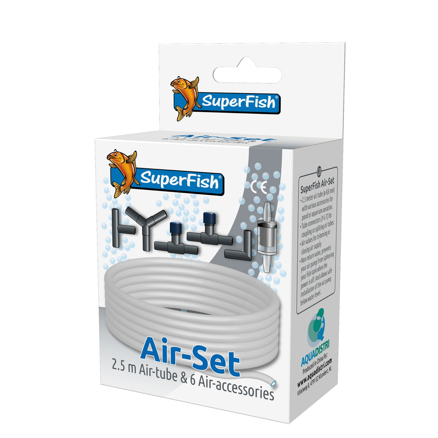Superfish Luchtslang en Toebehoren Kit - complete set voor luchtpompen - 8715897241284 SF AIR TUBE & ACCESSORIES KIT 3D