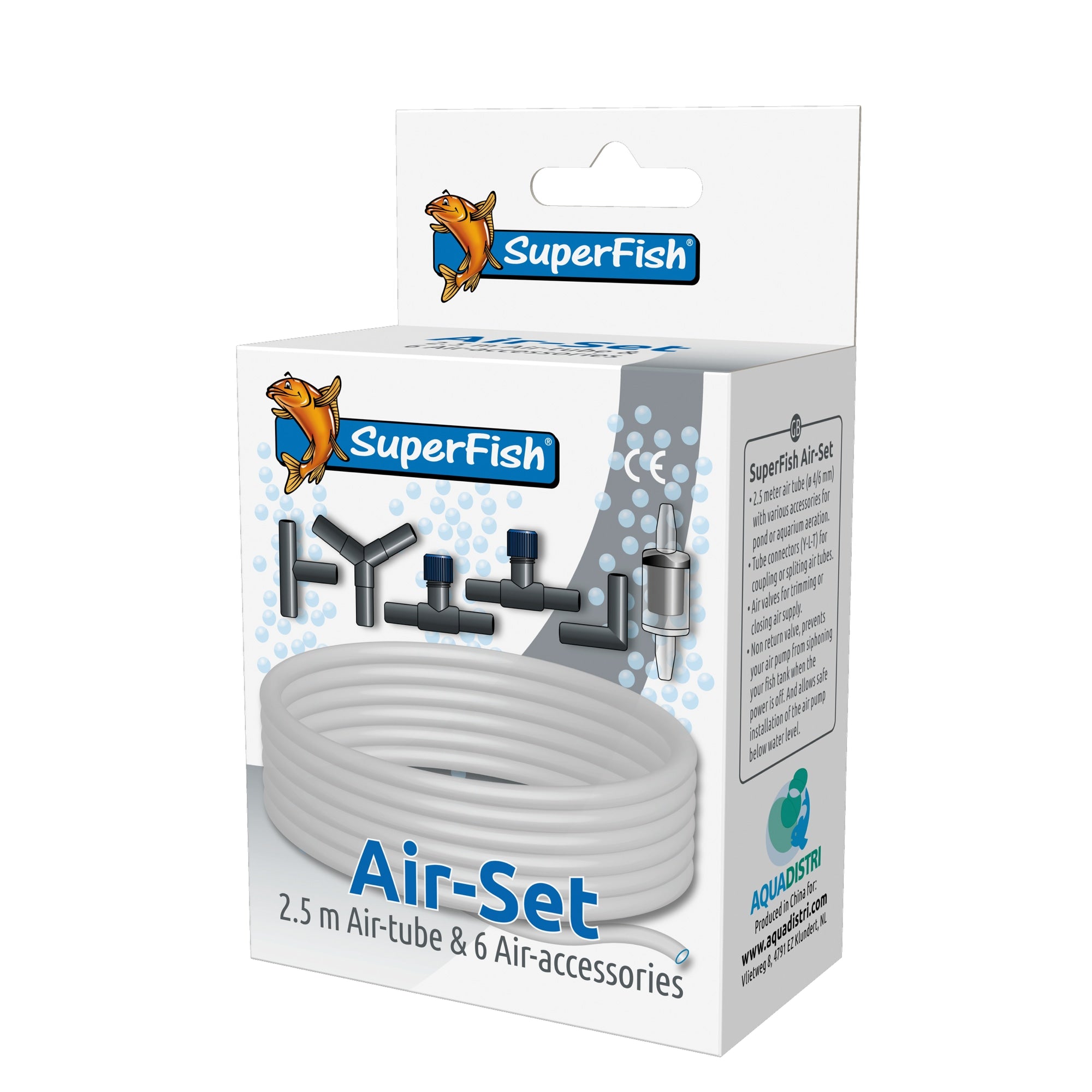 Superfish Luchtslang en Toebehoren Kit - complete set voor luchtpompen - 8715897241284 SF AIR TUBE & ACCESSORIES KIT 3D