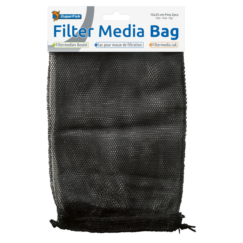 Superfish Filtermedia Zak 15x25cm Fijn 2x - fijne filterzak voor mechanische filtering, Filtermedium bij Vijvercentrum