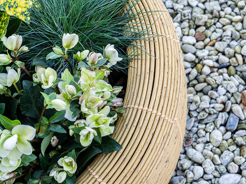 Velda Velda Orbis Planter Natural - Wicker plantenbak 70 liter voor binnen en buiten, afbeelding 4 Plantenbak
