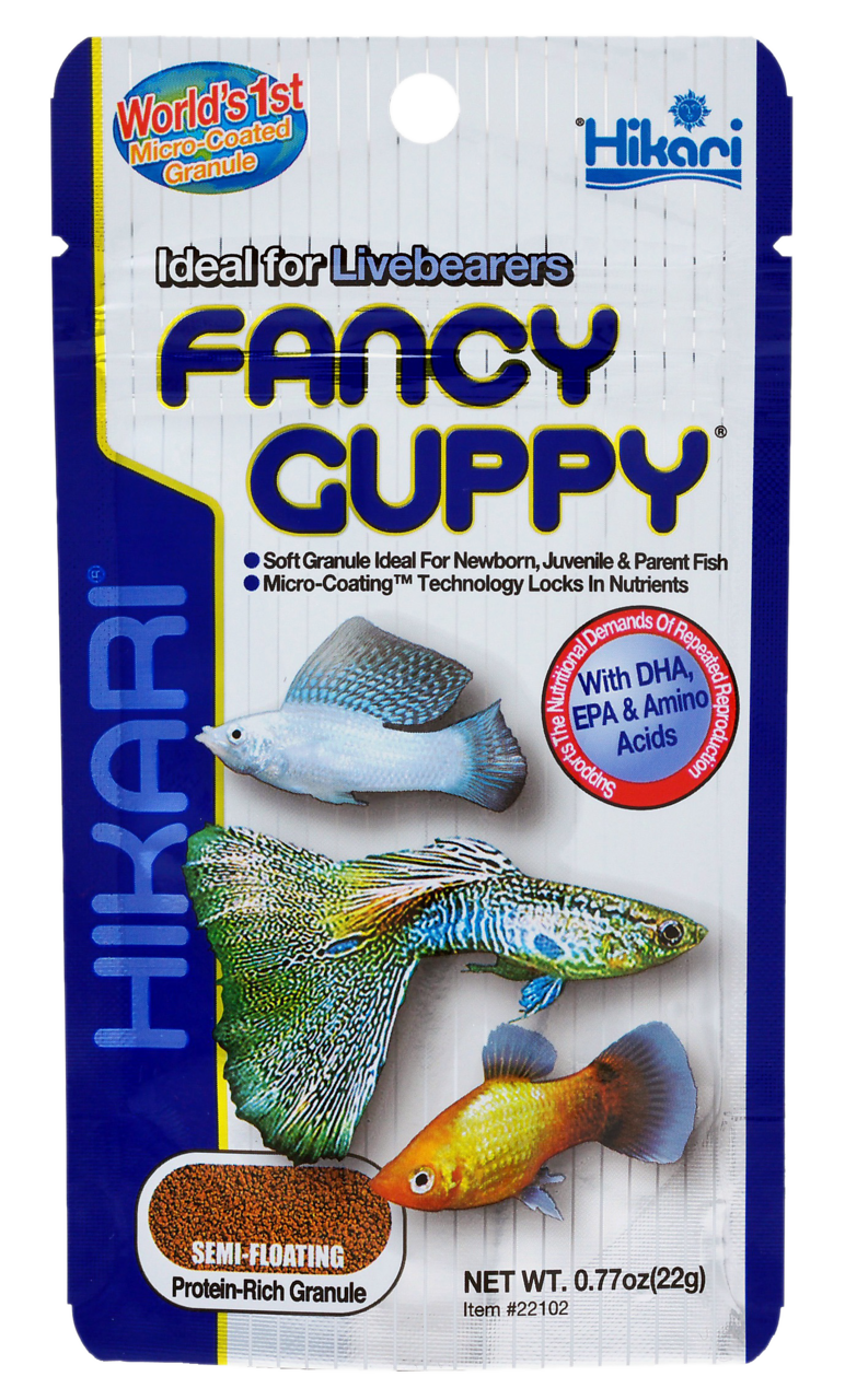 Hikari Guppy Food 22 gram - Visvoer voor Guppy en Levendbarenden