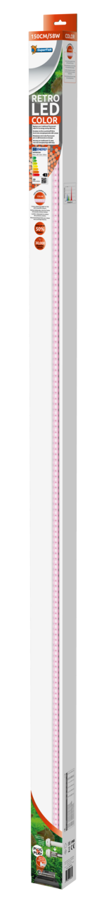 Superfish Retro LED Color T8 en JT5 150 cm 58W - kleurversterkende LED-buis voor grote aquariumkappen, afbeelding 2 Aquarium Verlichting