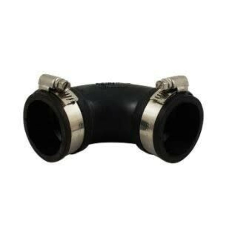 Air Aqua Flexibele rubber bocht (90°) 40mm - productfoto — PVC Hulpstuk bij Vijvercentrum