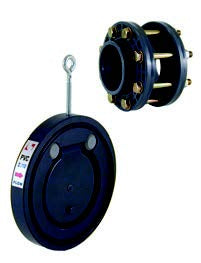 Cepex PVC terugslagklep 75 mm detailaanzicht