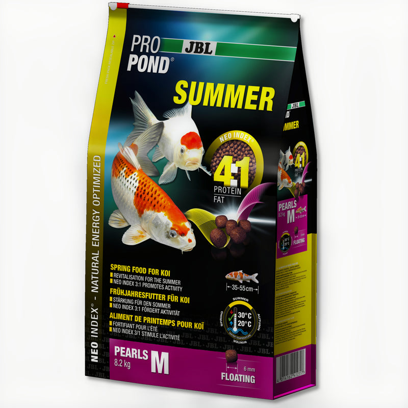 JBL ProPond Summer M 8,2 kg - drijvend zomervoer voor middelgrote vijvervissen, Visvoer bij Vijvercentrum