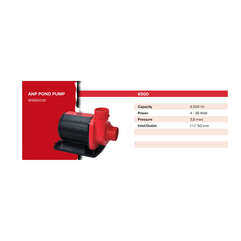 Red Label ANP-6500 regelbare vijverpomp, afbeelding 2 Vijverpomp