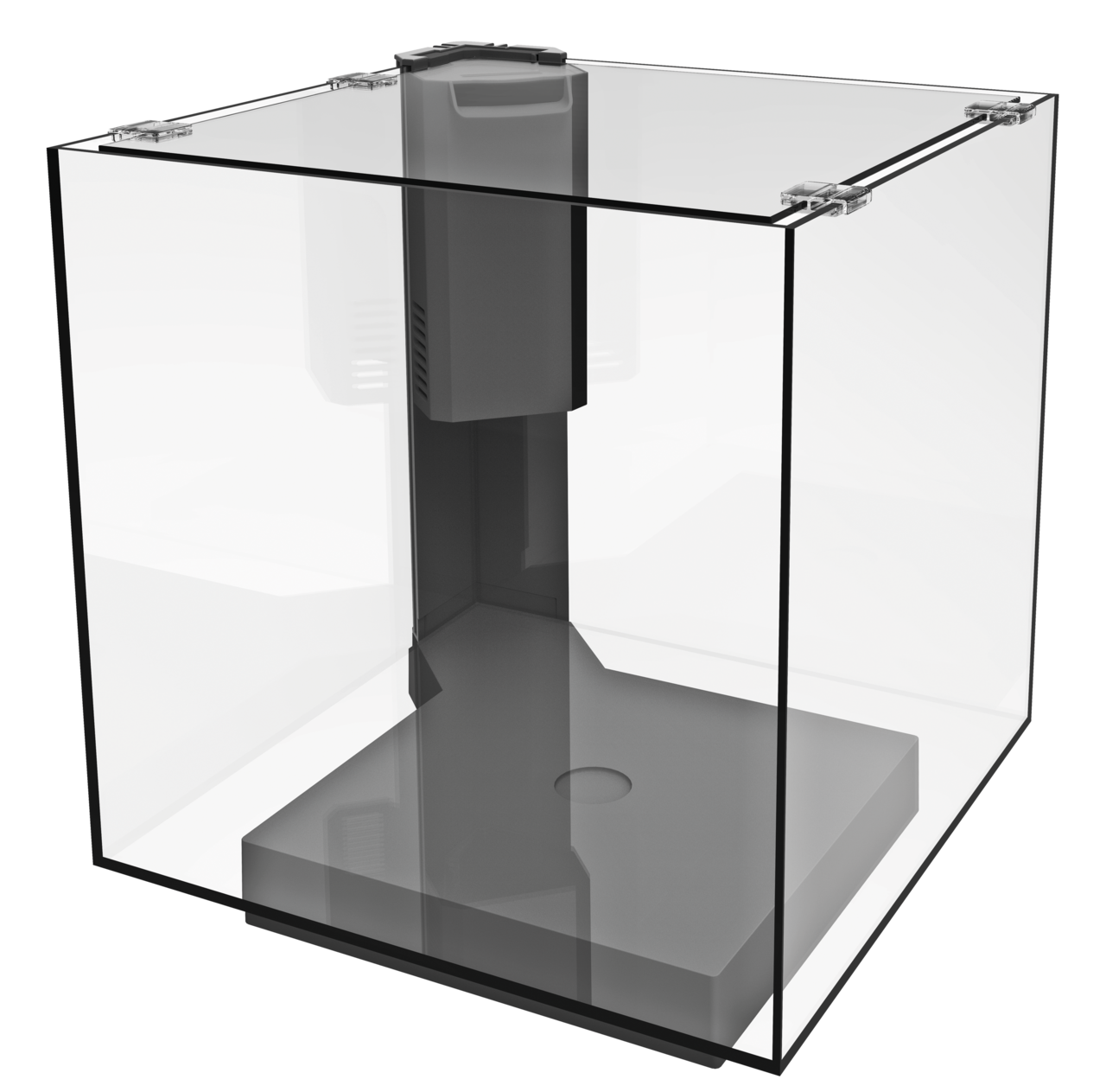 SuperFish QubiQ 60 zwarte glasbak met voet als vervangonderdeel
