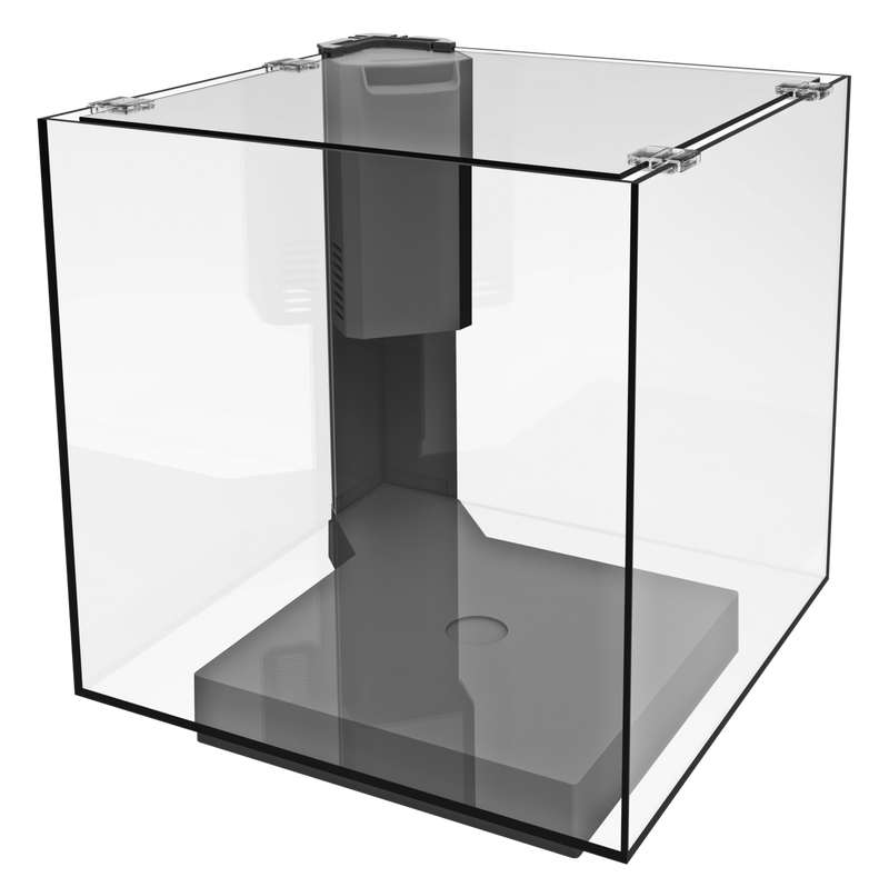SuperFish QubiQ 60 zwarte glasbak met voet als vervangonderdeel, afbeelding 2 Aquariumonderdeel