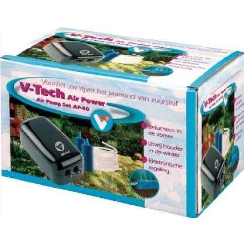 VT Luchtpomp AP-40 Set - Vijverbeluchting 270 l/u inclusief luchtsteen en slang
