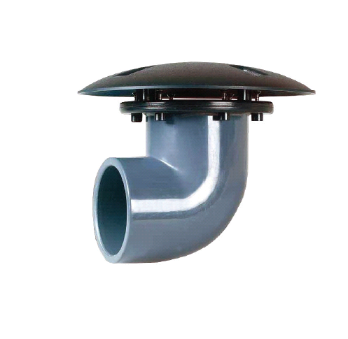 RTF Bodemdrain / Wanddoorvoer 90° Haaks - 90 mm, afbeelding 2 Vijverfolie