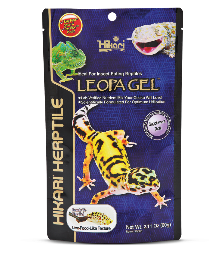 Hikari LeopaGel 60 gram - Gelvoer voor luipaardgekko's en insecteneters