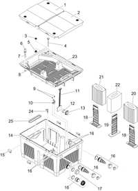 Oase Afdichting Binnendeksel BioSmart - dichtingsring voor doorstroomfilter productafbeelding, miniatuur 2