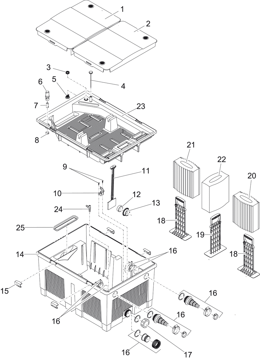 Oase Afdichting Binnendeksel BioSmart - dichtingsring voor doorstroomfilter productafbeelding