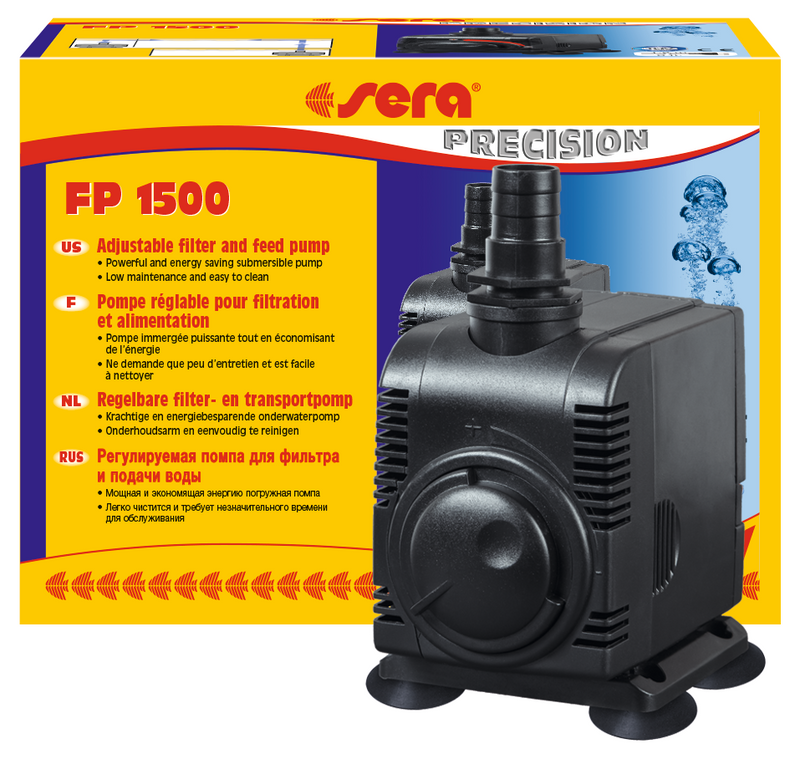 Sera FP 1500 filter- en transportpomp - aquarium binnenpomp 1.500 l/u, afbeelding 2 Aquarium Binnenpomp