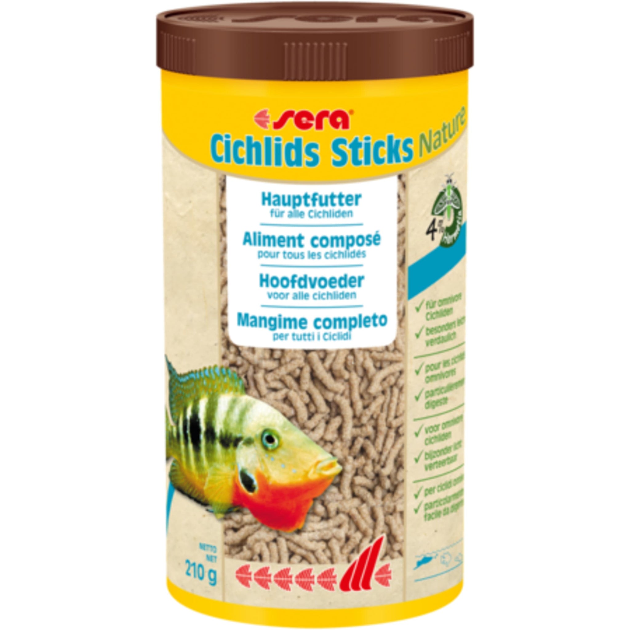 Sera Cichlids Sticks Nature 1.000 ml (210 g) - aquariumvoer