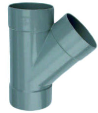 Wavin PVC T-Stuk 45° 3 x mof 40mm - productfoto, miniatuur 2