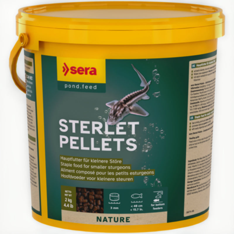 Sera Sterlet Pellets 3.8 L - 2 kg - productfoto — Steurvoer bij Vijvercentrum