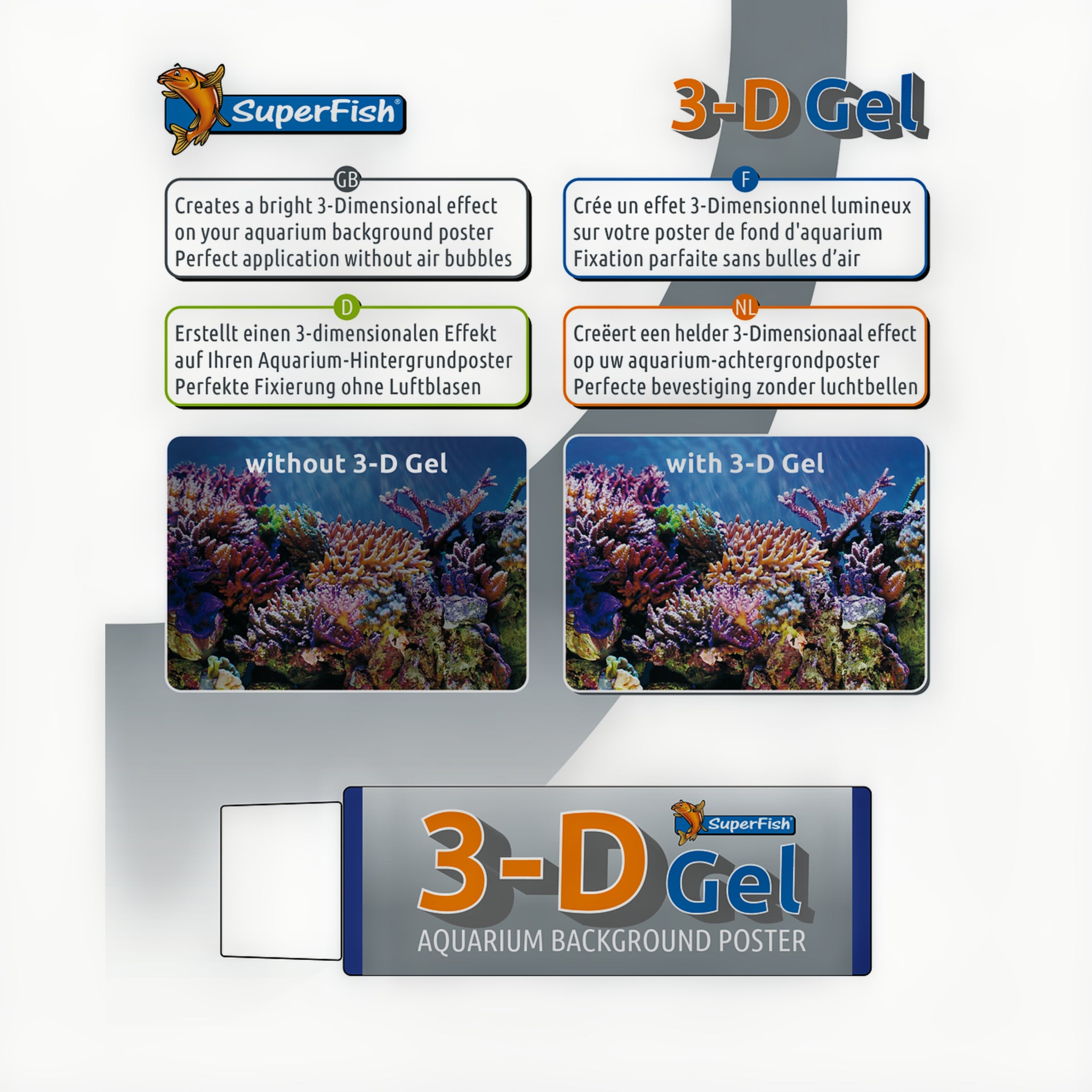 Superfish 3d Poster Gel - productfoto