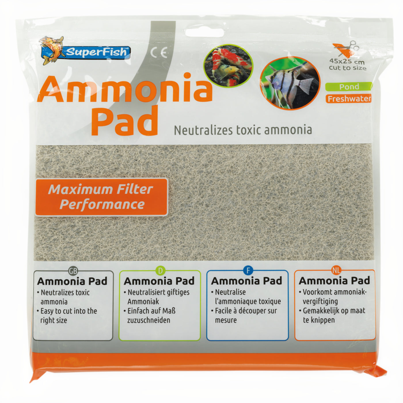 Superfish Nitrate Pad 45x25 Cm - productfoto