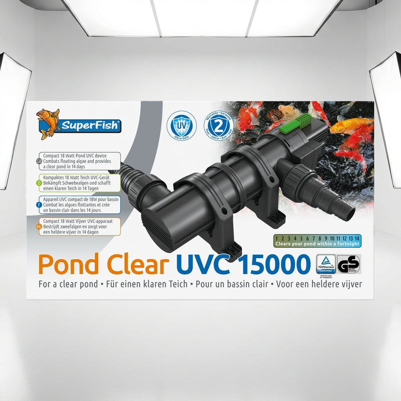 Superfish Pondclear UVC 18W - UV-C unit voor vijvers tot 15.000 liter, afbeelding 2 UV-C Unit