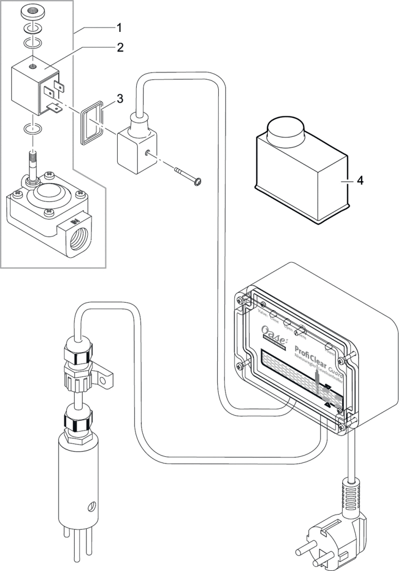 Oase ProfiClear Guard Electromagneet - vervangonderdeel voor trommelfilter productafbeelding, detailaanzicht Doorstroomfilter