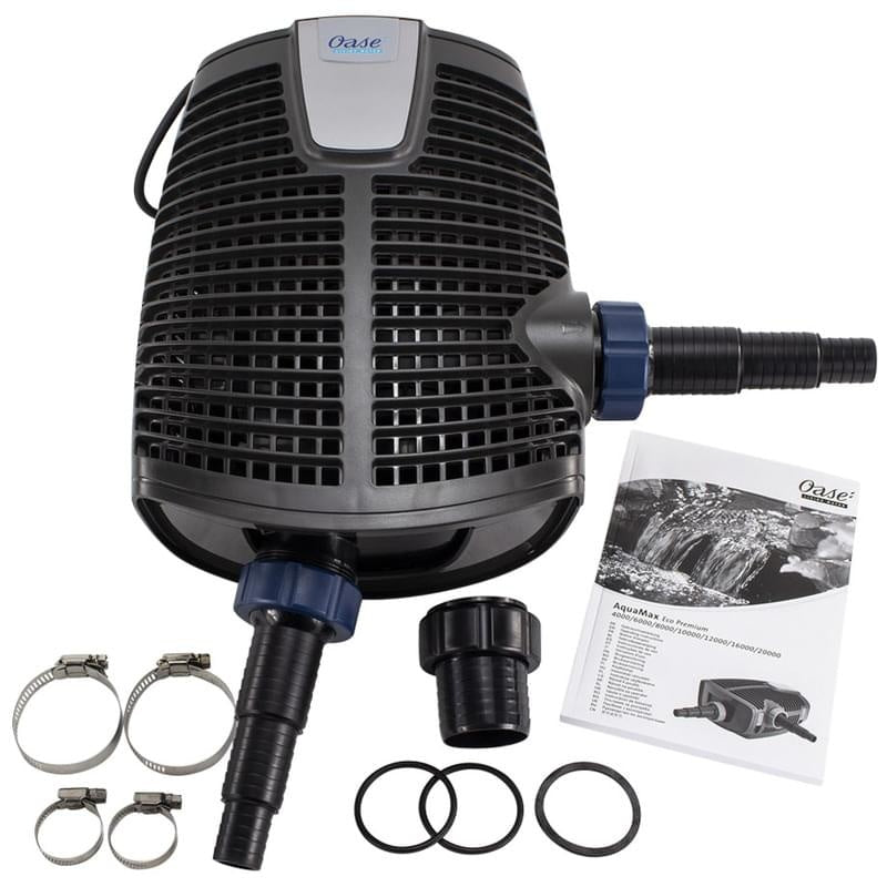 Oase AquaMax Eco Premium 8000 - Filterpomp 8.000 l/u met tweede inlaat voor skimmer, afbeelding 4 Vijverpomp