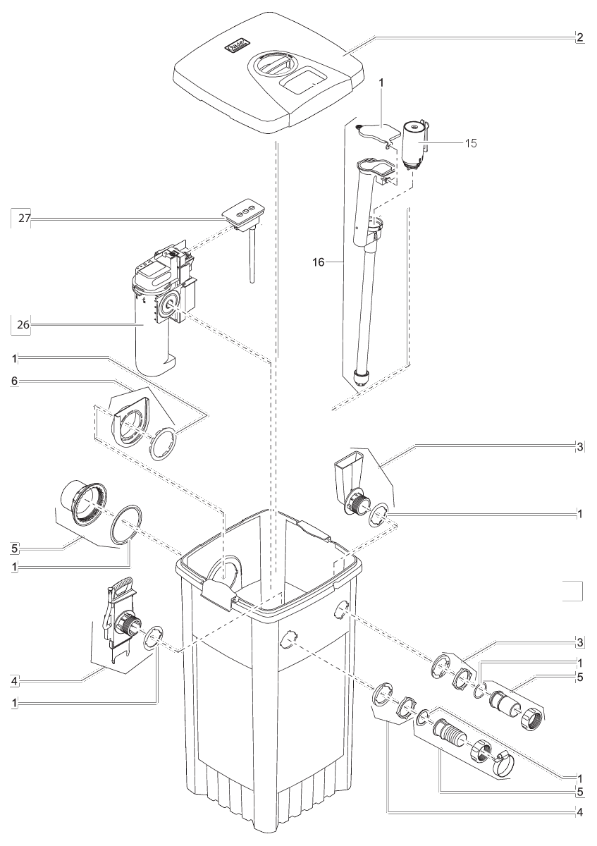 Mod. FiltoMatic UVC 24