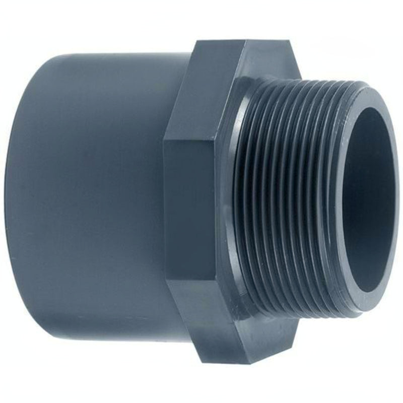 Aquaforte PVC puntstuk buitendraad 10 mm x 16 mm x 1/4 inch - verloopfitting voor micro-sensoren, PVC Hulpstuk bij Vijvercentrum