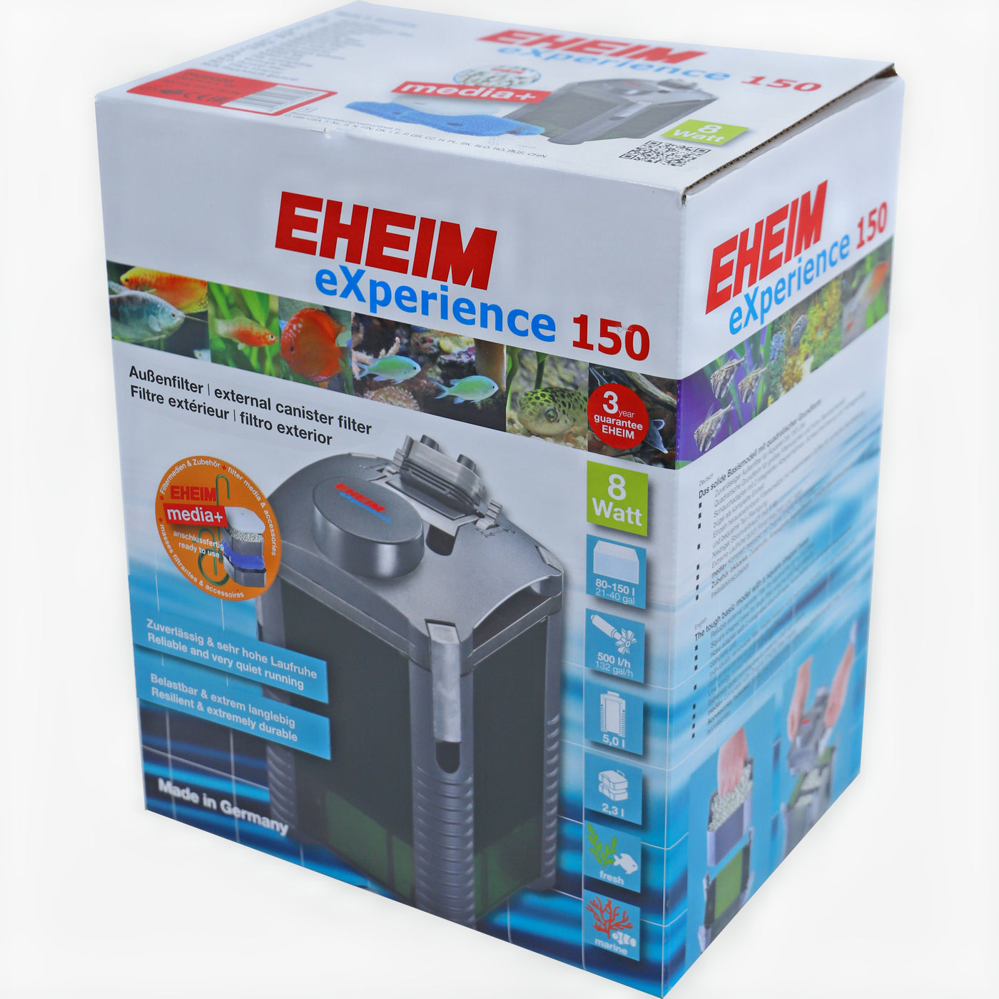 Eheim Filter Experience 150 Met Filtermassa - productfoto